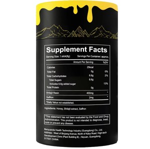 OEM/ODM Etiqueta Privada Original Palitos de Miel de Shilajit Puro Natural al por Mayor Paquetes de Miel de Shilajit del Himalaya para Promover la Salud General - Product Image 3