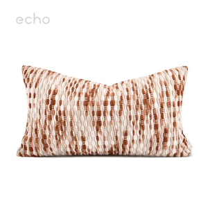 Echo Model Room Sofa Sierkussen Licht Luxe Minimalistisch Meisjeskinderkamer Oranje-rood <span class=keywords><strong>Bed</strong></span> Lendenkussenhoes - Product Image 1
