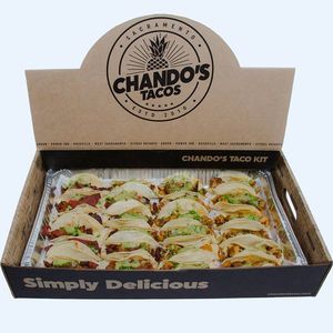 Caja de embalaje de alimentos con logotipo personalizado, embalaje de papel reciclable respetuoso con el medio ambiente, barata, gran oferta, pequeña, plegable - Product Image 2
