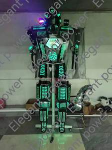 2024 nouveau costume mené par robot de marcheur d'échasses énormes à venir avec la batterie rechargeable lumineuse - Product Image 6