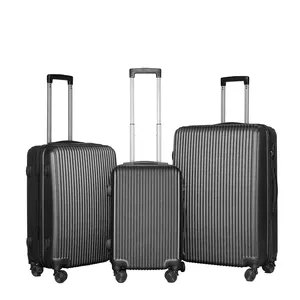 पुरुषों और महिलाओं के बच्चों के पारिवारिक यात्रा सेट के लिए हॉट सेलिंग एबीएस या पीसी ट्रैवल बैग सूटकेस या सामान