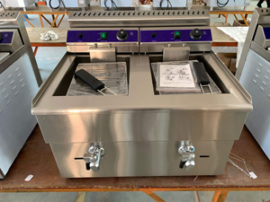 <span class=keywords><strong>Friteuse</strong></span> à gaz commerciale haute performance 20L, <span class=keywords><strong>cuve</strong></span> pour poulet frit croustillant, frites, snacks, aliments pour les restaurants de restauration rapide et la vente ambulante - Product Image 4