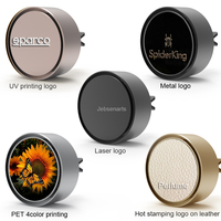 Diffuseurs de parfum pour voiture en alliage d'aluminium, personnalisables avec logo, longue durée, pour grille d'aération, cadeaux de luxe en gros