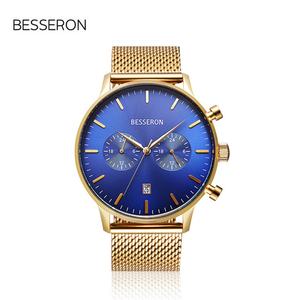 Relojes de Cuarzo de Lujo para Hombre OEM ODM, Personalizados con Parte Trasera de Acero Inoxidable, Movimiento Japonés, Correa de Cuero, Hebilla, Estilo Ejecutivo, Venta al Por Mayor - Product Image 2