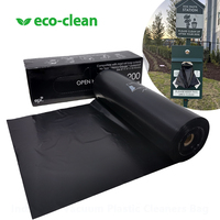 Sacs à déjections pour animaux de compagnie personnalisés avec logo OEM, 200 unités, en plastique PCR noir TC recyclé GRS, sacs commerciaux pour station de collecte des déjections canines