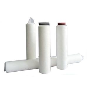 Kartrid Filter Kedalaman Lipat Multi Lapis Ultra-halus 3 Um PP dengan 226 Sirip untuk Filtrasi Udara/Gas Fermentasi - Product Image 1