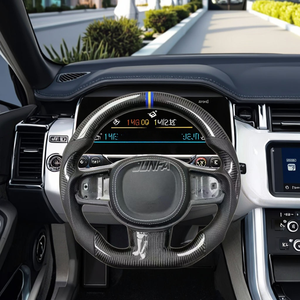 Volvo <span class=keywords><strong>XC</strong></span> 40 S90 S60 <span class=keywords><strong>V60</strong></span> V90 S40 V40 XC60 XC90 Volante de coche de fibra de carbono Modificación de cuero para una conducción óptima - Product Image 6