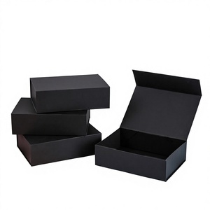 One Piece Magnetic Closure Paper <b>Gift</b> <b>Box</b> Custom Logo Folding Packaging <b>Box</b> for Jewelry <b>Gift</b> Packaging and <b>gift</b> store - Product Image 2