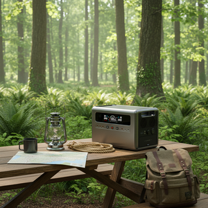 Station d'alimentation portable Home Power 3600 Watts, batterie Lifepo4 2304Wh, générateur solaire avec entrée solaire 1200W pour les situations d'urgence - Product Image 6