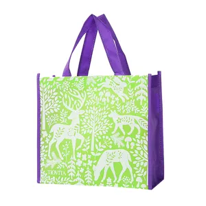 Extra Large recycled Printed PP Woven Bag Folding tote bag Sewing bag with Cartoon Pattern