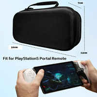 Étui rigide en EVA pour PS Portal, manette PSP avec rangement pour disques de jeu, câble, couche de protection extérieure rigide, meilleure protection