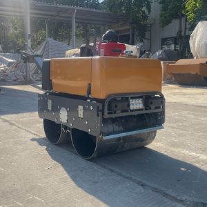 Nouveau rouleau compacteur vibratoire diesel autoporté avec moteur à double tambour et pompe – Composants essentiels inclus - Product Image 3