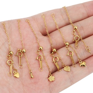 Adjustable Extension Chain Clasp Set | PVD Gold Plated Stainless Steel <b>Slider</b> Extender for DIY <b>Bracelet</b> Necklace Jewelry Making - Product Image 4
