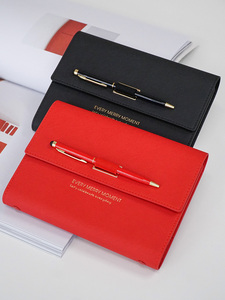 <span class=keywords><strong>Cuaderno</strong></span> de reuniones de lujo, carpeta de hojas sueltas de cubierta <span class=keywords><strong>dura</strong></span> de cuero, <span class=keywords><strong>verde</strong></span> oliva, con papeles rellenables, la cantidad mínima baja - Product Image 4