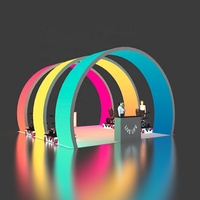 Stand d'exposition portable en aluminium 20x20, stand moderne pour salon professionnel, stand d'exposition pour foire commerciale