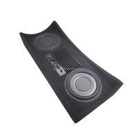 Caisson de basses fortes pour voiture, enceinte de haut-parleur à double caisson de basses actif de 10 pouces, boîte de haut-parleurs à double chargement pour voiture