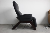 Pivotant en bois RV TV jeu bureau travail Relax lecture fauteuil de Massage inclinable en cuir pouf PU cuir en option