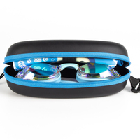 Haute qualité personnalisé adulte Eva Swim Goggle Case en relief usine directe natation Google lunettes boîte sac imprimé lunettes personnalisées