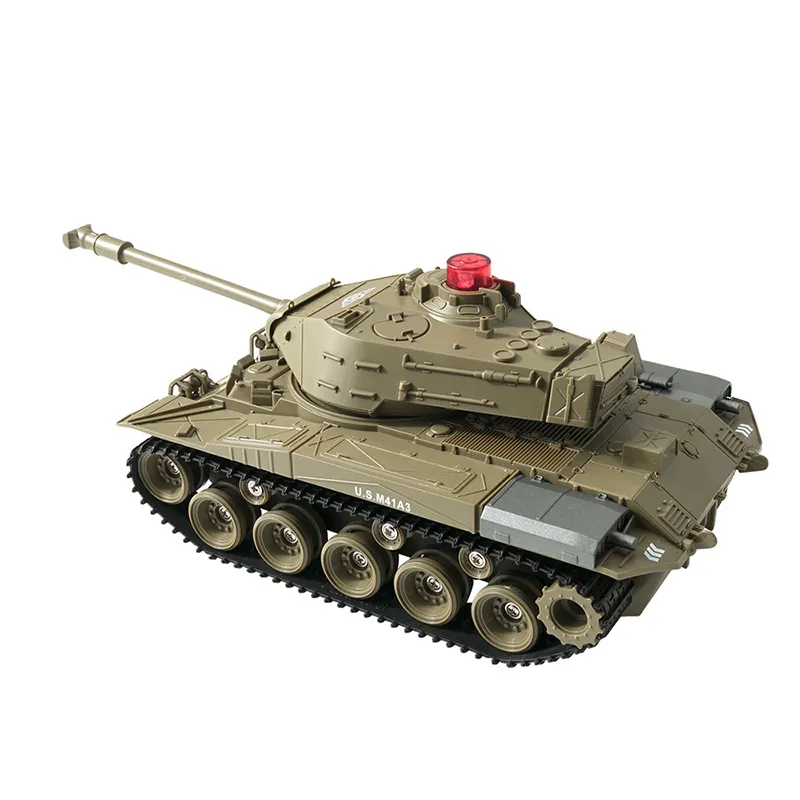 Hot Selling 1:30 Scale Large 2.4GHz Remote Control Military Combat Vehicle Toy Interactive RC Tank Toy Gift Idea for Kids
