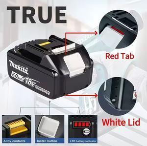 Pour batteries Makita <span class=keywords><strong>BL1830B</strong></span> BL1820B 18V LXT Lithium-ion, batteries rechargeables Li-ion <span class=keywords><strong>BL1830B</strong></span> BL, kit d'outils sans fil Makita - Product Image 3