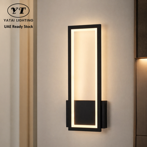 Applique murale LED moderne en acrylique pour chambre à coucher, salon, décoration intérieure, CCT sélectionnable 3000K 4500K 6000K 26W - Product Image 1