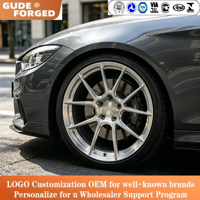 Jantes forgées monobloc brossées GUDE 5x112 5x114.3 pour BMW G20 G28 F10 G30 M2 M5 W207 W212 W213 W117 W118 A5 A6 A7