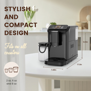 <span class=keywords><strong>Machine</strong></span> à café expresso D5 20 bars avec écran tactile intelligent, moulin à grains intégré, entièrement automatique, pour cappuccino - Product Image 5