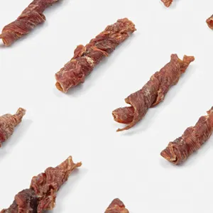 Wholesale High Quality Pet Treats And Food Dried Natural No Addition Duck Strip Jerky Pet Snacks