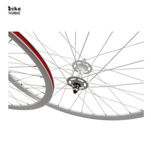 Set Roda Sepeda 700C Aluminium <span class=keywords><strong>Alloy</strong></span> 6061 Kustom, Roda Single Speed untuk Sepeda Track/<span class=keywords><strong>Fixie</strong></span> - Product Image 3