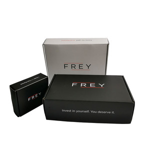 Caja de embalaje de cosméticos corrugado con logotipo impreso personalizado e inserto - Product Image 5
