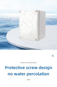 MythEle Scatola di Giunzione Impermeabile IP67 in ABS, Contenitore Protettivo per Inverter Fotovoltaico, Involucro per Cablaggio Solare Esterno - Product Image 6