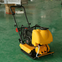 Compacteur à plaques à essence certifié CE PC90 15KN, machine de compactage de sol vibratoire pour la construction routière