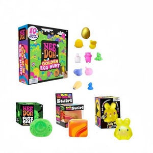 NeeDoh Golden <b>Egg</b> Hunt Blind Box Calendar Treasure Hunt Limited Edition Fun Blind Box <b>Toy</b> Set Easter Fidget <b>Toy</b> - Product Image 1