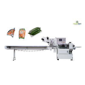 Empaquetadora <span class=keywords><strong>de</strong></span> envoltura <span class=keywords><strong>de</strong></span> película horizontal <span class=keywords><strong>de</strong></span> alta eficiencia multifuncional para bolsas <span class=keywords><strong>de</strong></span> alimentos <span class=keywords><strong>de</strong></span> zanahorias <span class=keywords><strong>de</strong></span> verduras en forma <span class=keywords><strong>de</strong></span> tira larga - Product Image 1