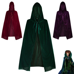 Robe de cosplay Witches Gone Wild 2, costume médiéval d'Halloween, cape en velours, tenue de scène pour jeu de rôle - Product Image 2