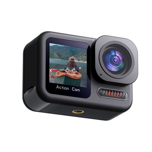 Neutral 4K 60FPS Sports Action Camera for Snorkeling 150 Wide Angle IP68 Waterproof Dual Screen Fixed Focus 2.0" Touchscreen