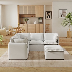 Canapé modulaire sectionnel ATUNUS, canapé en forme de L, canapé modulaire moelleux, canapé pour appartement, hôtel, meubles, ensemble de canapés sectionnels - Product Image 2
