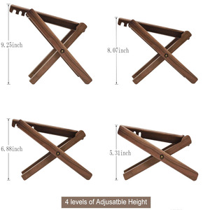 Chất Lượng Cao Có Thể Điều Chỉnh Được Thực Sự Cứng Gỗ Đen Óc Chó Sapele Sồi Sose Gỗ Cho Guitar Hiệu ứng Bàn Đạp - Product Image 4