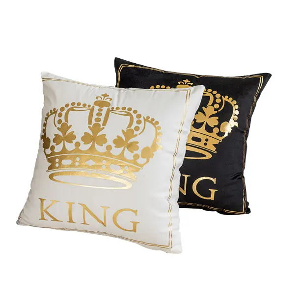 New Crown pillowcase square sofa pillow cover queen king pillow cover