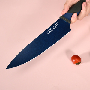 <span class=keywords><strong>Amazon</strong></span> Top vendedor recubierto <span class=keywords><strong>de</strong></span> Color profesional 8 pulgadas Chef <span class=keywords><strong>de</strong></span> <span class=keywords><strong>cocina</strong></span> cuchillo con mango <span class=keywords><strong>de</strong></span> plástico - Product Image 5