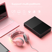 Audífonos con Cable ONIKUMA X15 Pro RGB al por Mayor, Diseño de Orejas de Gato, Auriculares para Juegos con Sonido Estéreo de Alta Fidelidad y Micrófono HD