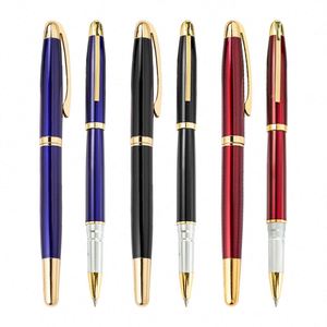 Custom Light Luxury Black Metal Ballpoint <b>Pen</b> with 1.0mm Tip Custom Logo for Business & Office Use - Product Image 1
