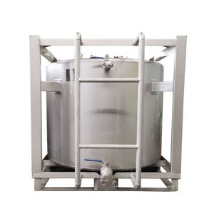 Tanque Cilíndrico de Acero Inoxidable SS304 de 1000L Personalizado para Almacenamiento de Líquido de Ácido Láctico - Product Image 4