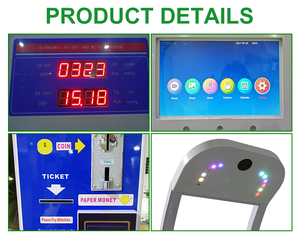 Báscula Electrónica Inteligente IN-HM15 que Funciona con Monedas para Medir Peso, Altura, IMC y Grasa Corporal, Báscula IN-HM15 que Funciona con Monedas para Medir Peso, IMC y Grasa Corporal - Product Image 6