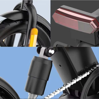 Vélo électrique pliable urbain micro-assisté de haute qualité à deux roues, étanche IPX4, en alliage d'aluminium