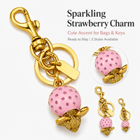 Porte-clés souris mignon, breloque en métal animal de dessin animé, pendentif pour clés de voiture, sac, ornement, petit cadeau raffiné pour femmes et filles