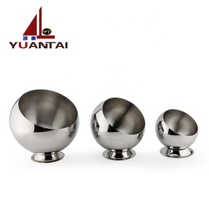 Zucchero Arco Bocca Larga In <span class=keywords><strong>Acciaio</strong></span> Inox Materiale di miscelazione ciotola di Stoviglie Tipo ciotole di riso - Product Image 3