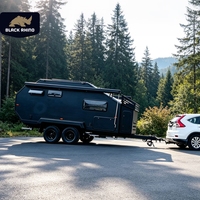 Grande caravane de camping tout-terrain de luxe pour famille, caravanes de camping tout-terrain familiales