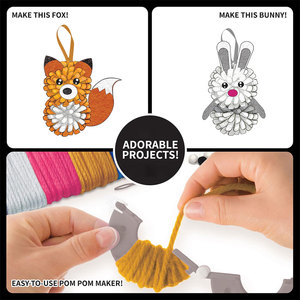 Kit de Manualidades Fácil de Hacer, con Temática de Animales del Bosque, para Coser y Tejer, con Fieltro de Lana, para Actividades Escolares y Fiestas Preescolares - Product Image 6