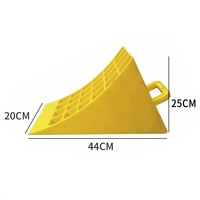 Cales de roue en plastique robustes antidérapantes pour véhicules, butée de roue portable pour voiture, camion, remorque, camping-car, stationnement